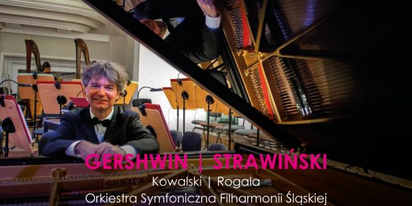 Koncert fortepianowy Gershwina w Filharmonii Śląskiej.